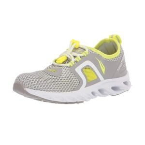 Nautica ASLIN Sneaker Grey Yellow Womens size 7, brand new in box